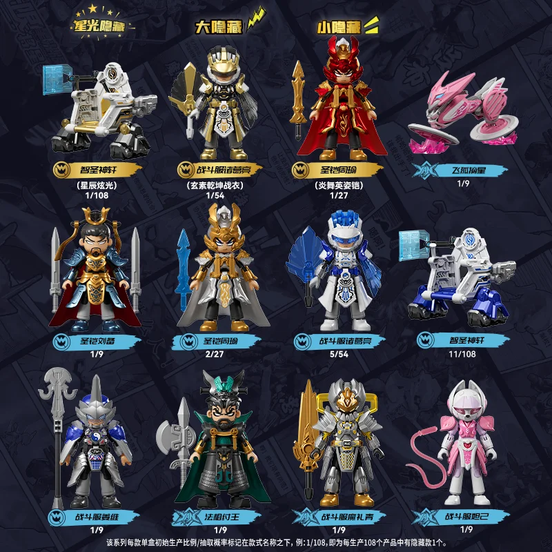 ใหม่ Blokees Hero Unlimited Starlight Edition No.7 ระเบิดกล่องตาบอดประกอบคอลเลกชันรูปตุ๊กตาที่กําหนดเองเด็กของขวัญวันเกิดของเล่น