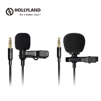 Hollyland Miniature Lavalier Microphone Omnidirectional Directional Professional Mic for Lark 150 M1 Wireless Mic System