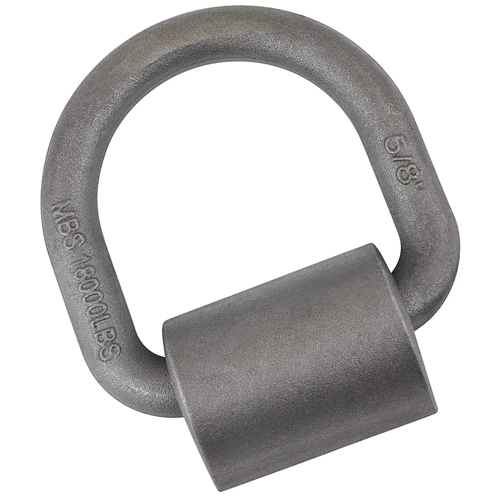 

Heavy Duty 1/2'' Weld-On Forged D Ring Trailer Tie Down Anchor For Truck Bed Flatbed Dock Kayak Atv Cargo Securing Hooks Bolts