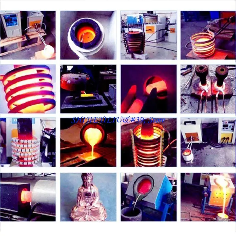 

E21F Crucible Foundry Cup Melting Casting Refining Crucible with Lid