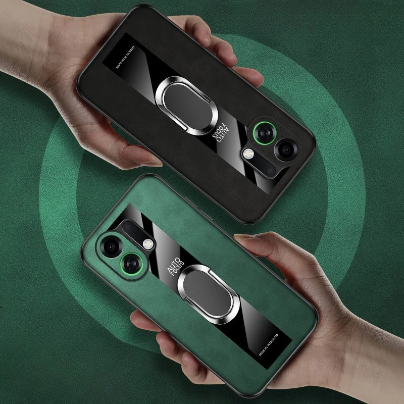 ل Magsafe حلقة حامل غطاء ل ممن لهم K13 توربو برو K13X بو جلد الغنم المغناطيسي شحن لاسلكي للصدمات الغطاء الخلفي