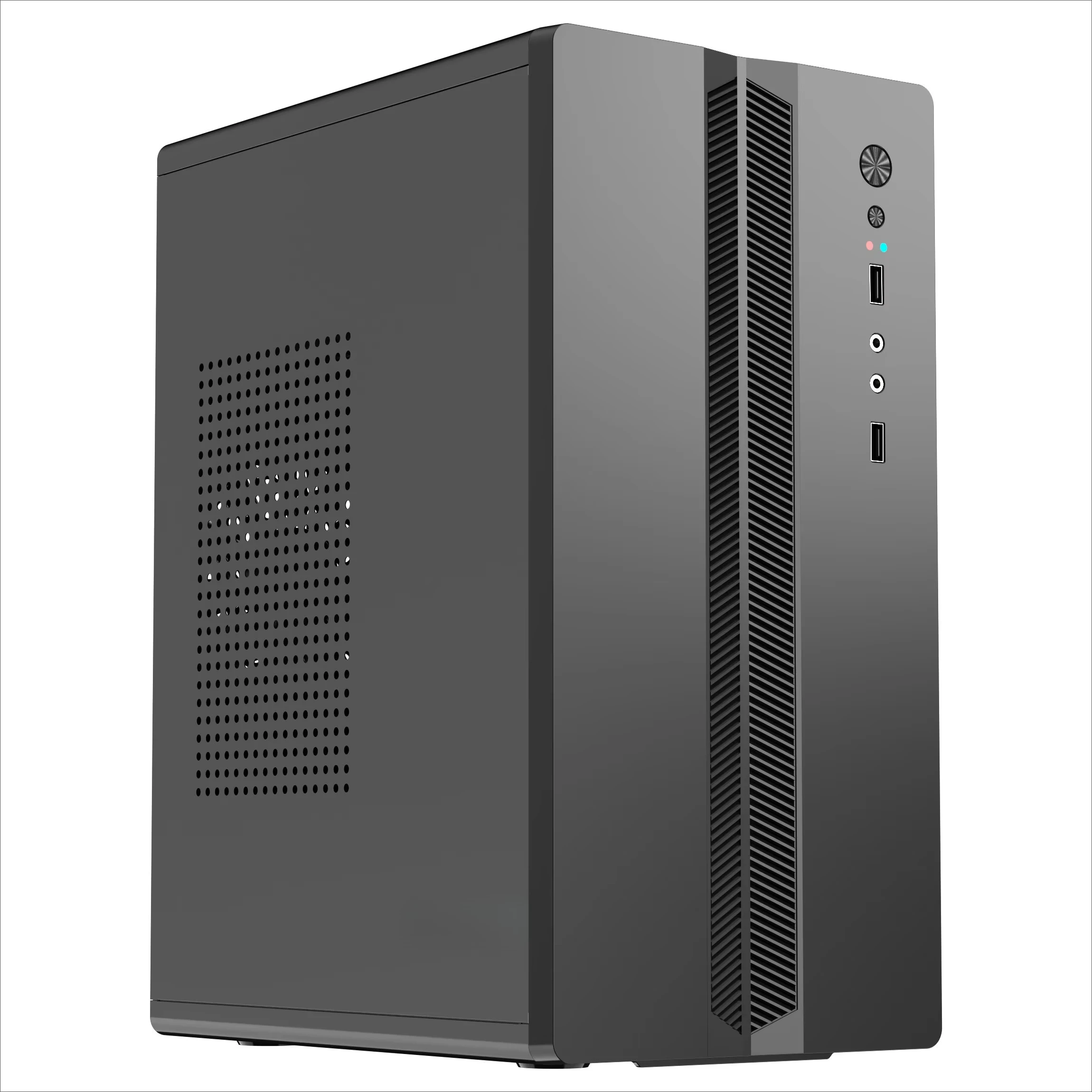 Mini PC Case Support MATX & ITX Motherboard For Business Office Desktop DIY Assembly