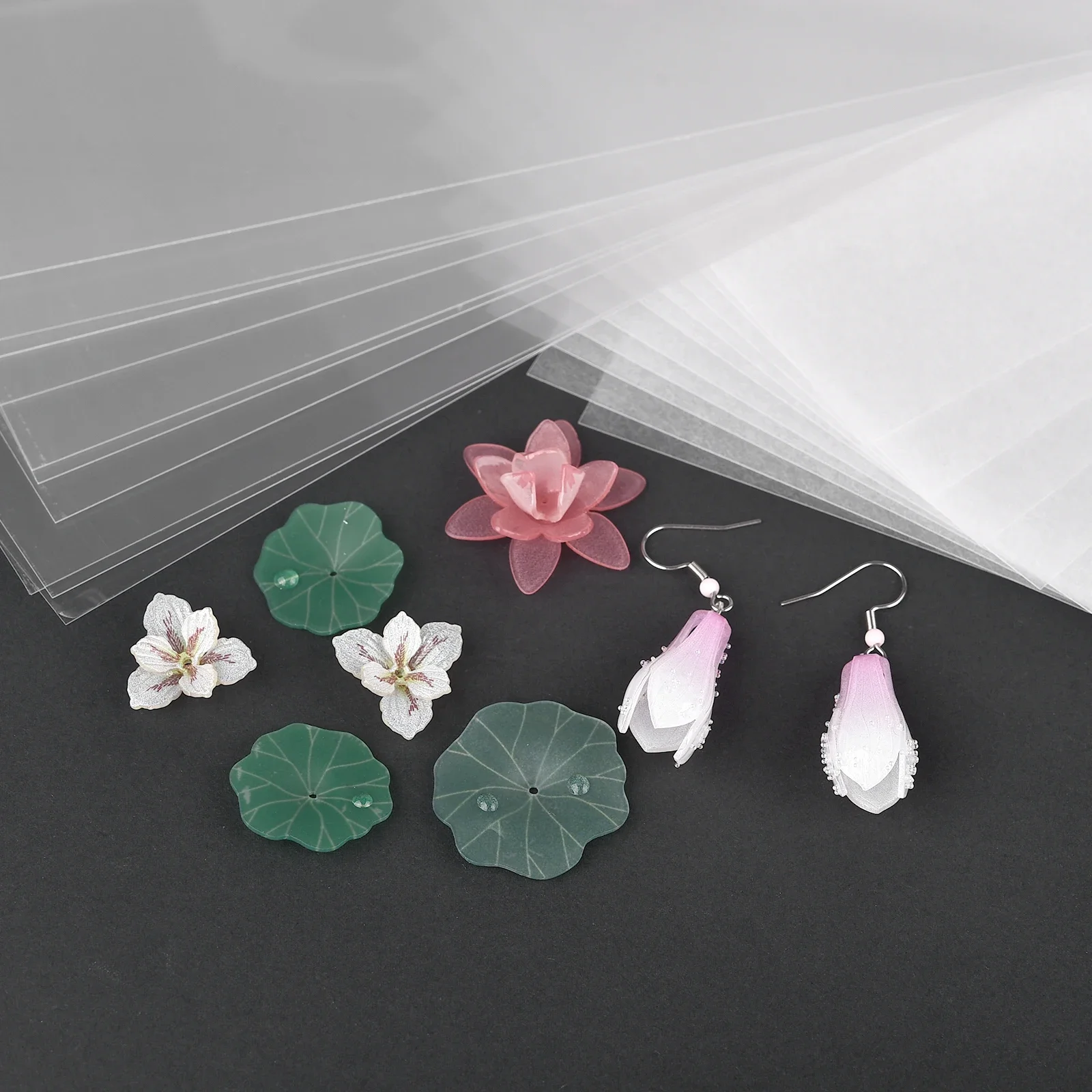 10 قطعة يتقلص الصفائح البلاستيكية DIY بها بنفسك متعة الحرارية يتقلص الفيلم شفافة يتقلص الفن فيلم أوراق اللوازم اليدوية صنع ديكور الحفلات