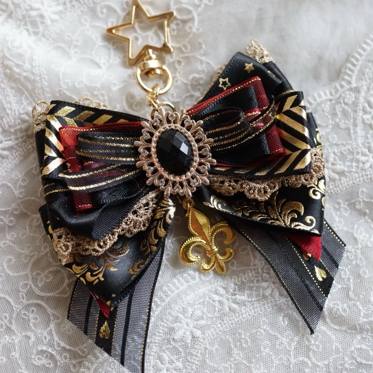 Luxury Ita Bags Accessories,Bow Hangings,Key Chain Backpack Bow Holder,Ribbon Bowtie,Badge Rosette Decoration