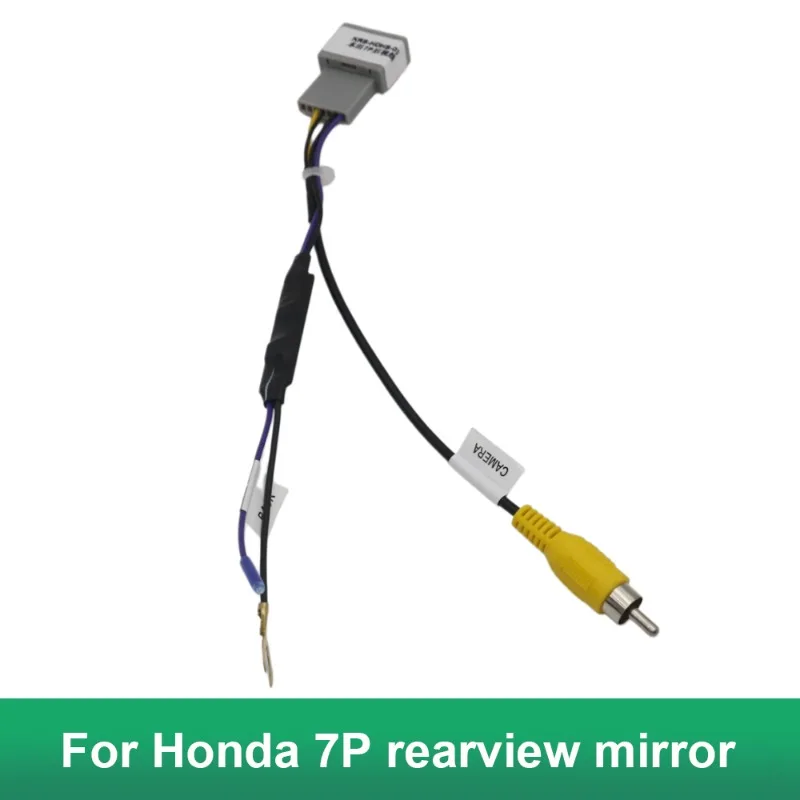 7 Pin Rearview Mirror Adapter Cable For Honda Car Stereo Radio Wiring Harness Connector