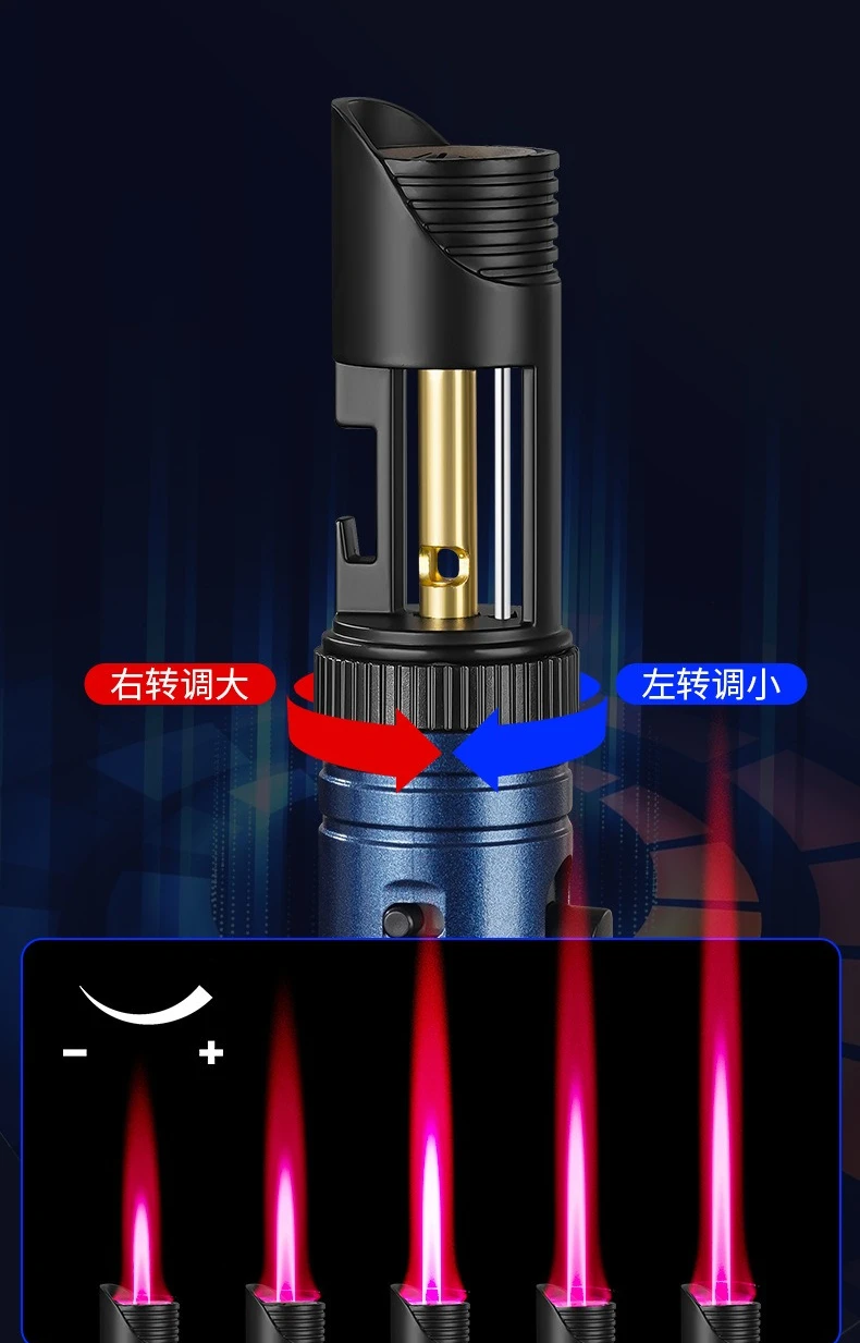 New Creative Spray Gun with Bottle Opener Direct Charging Flame Spray Gun High Temperature Windproof Outdoor Portable