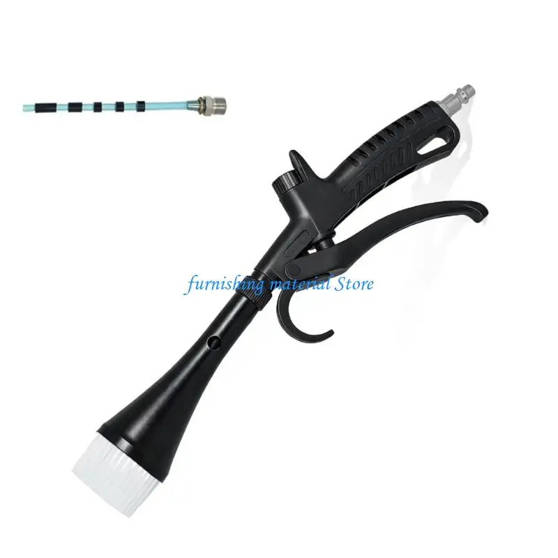 Y5GD Double Function Air Blower And Brush Tool For Dusting Car Computers Appliances