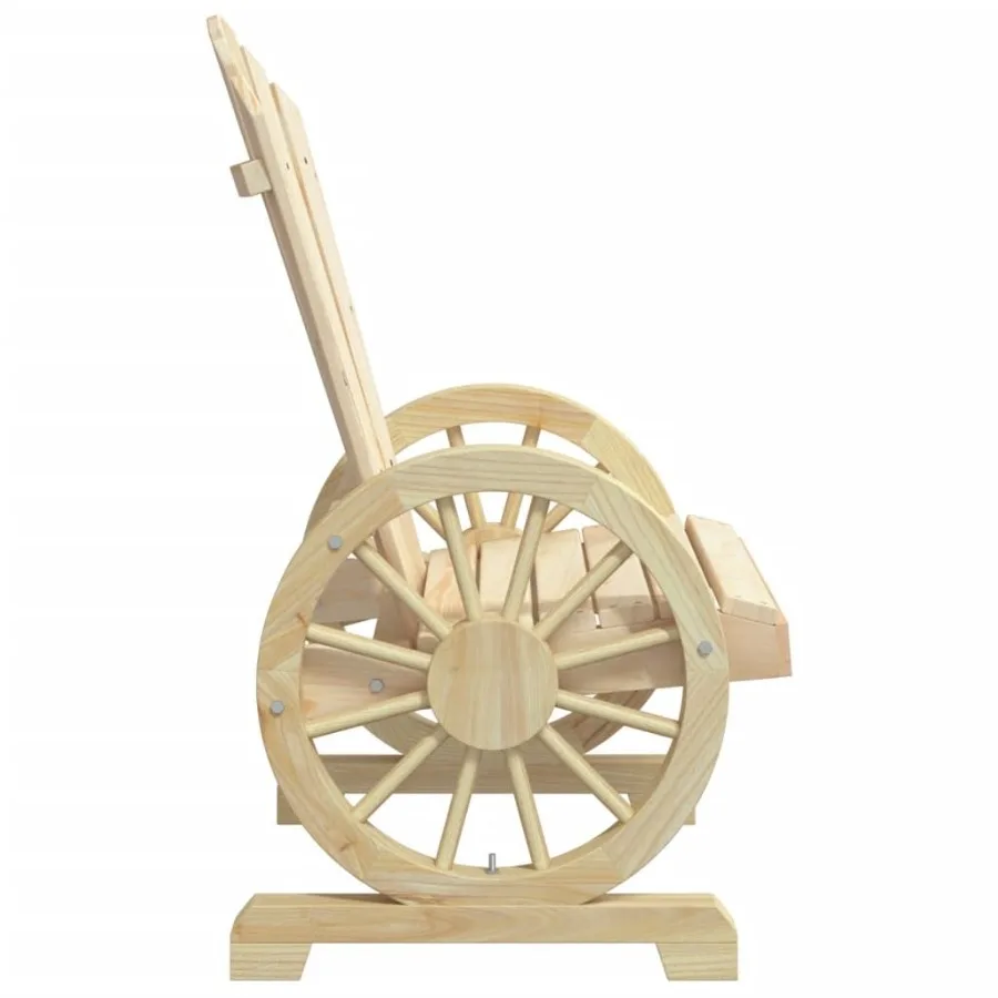 كرسي Adirondack للفناء مصنوع من الخشب الصلب