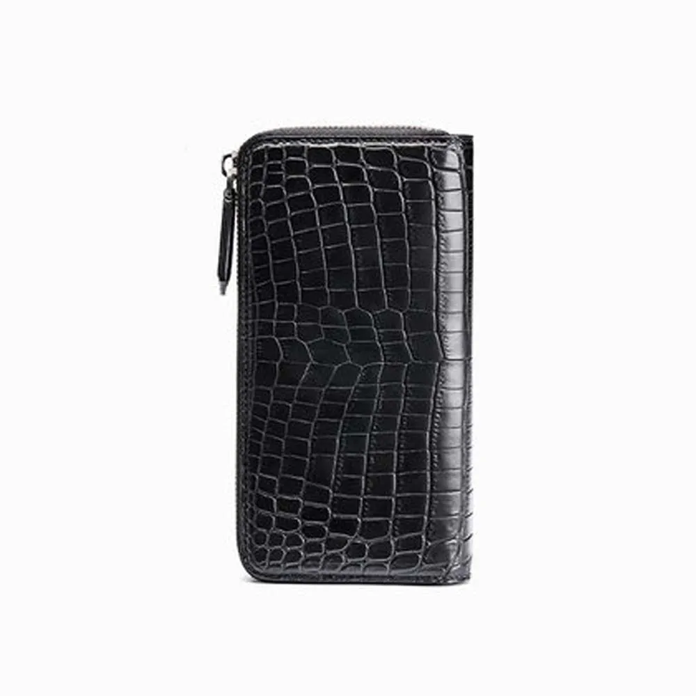 gete  crocodile  male wallet  new  long  handbags  fashion  business  Hand bag  tide men clutch bag male crocodile bag