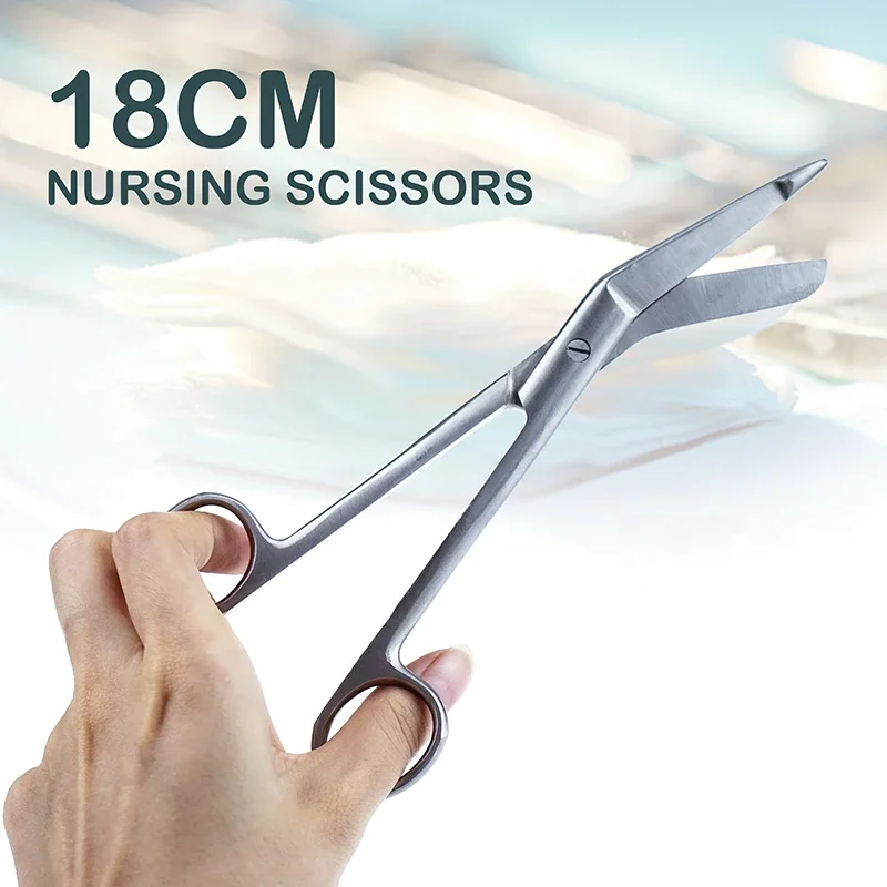 multifunctional scissors Stainless Steel Bandage Scissors 18cm Nursing Scissors for Medical Home Use