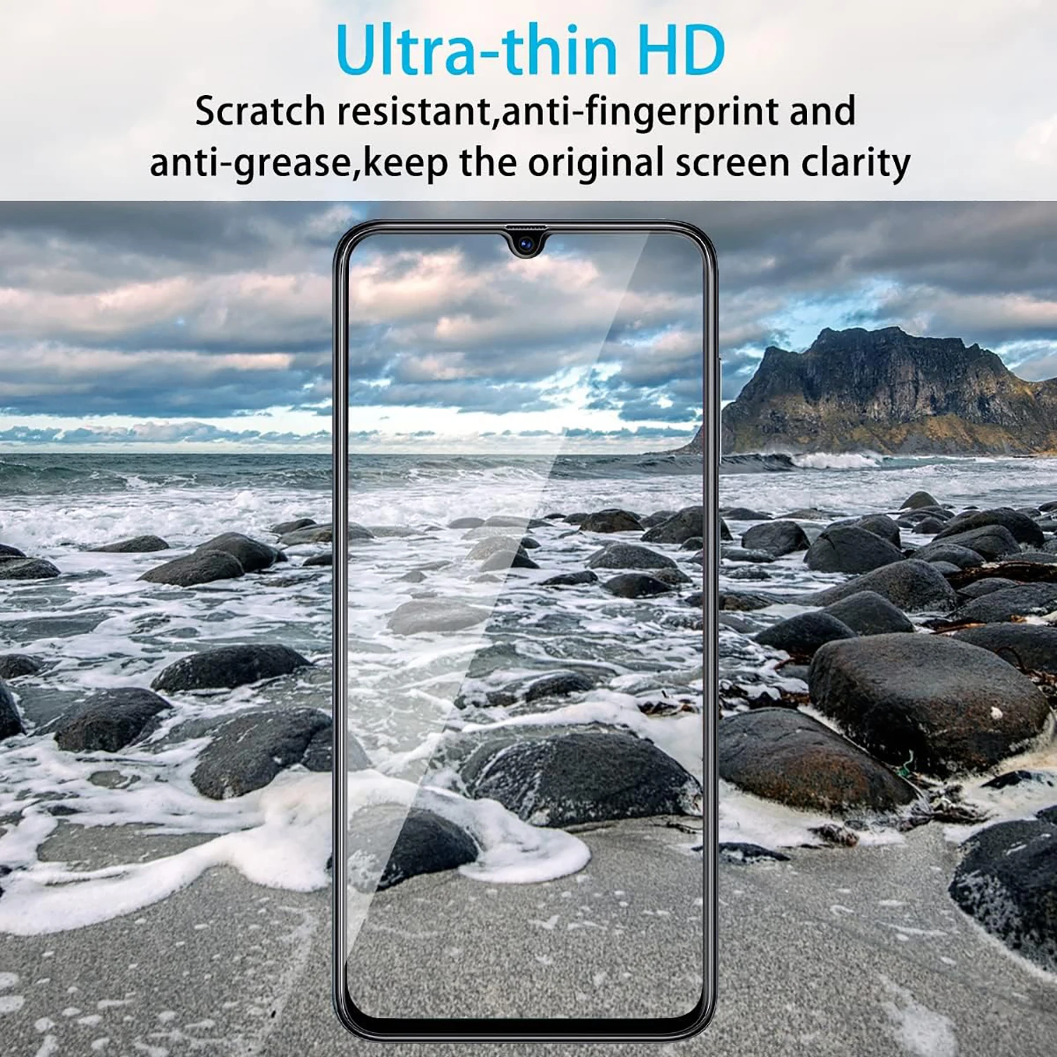 Für Samsung Galaxy A70 A70s Displayschutzfolie aus gehärtetem Glas