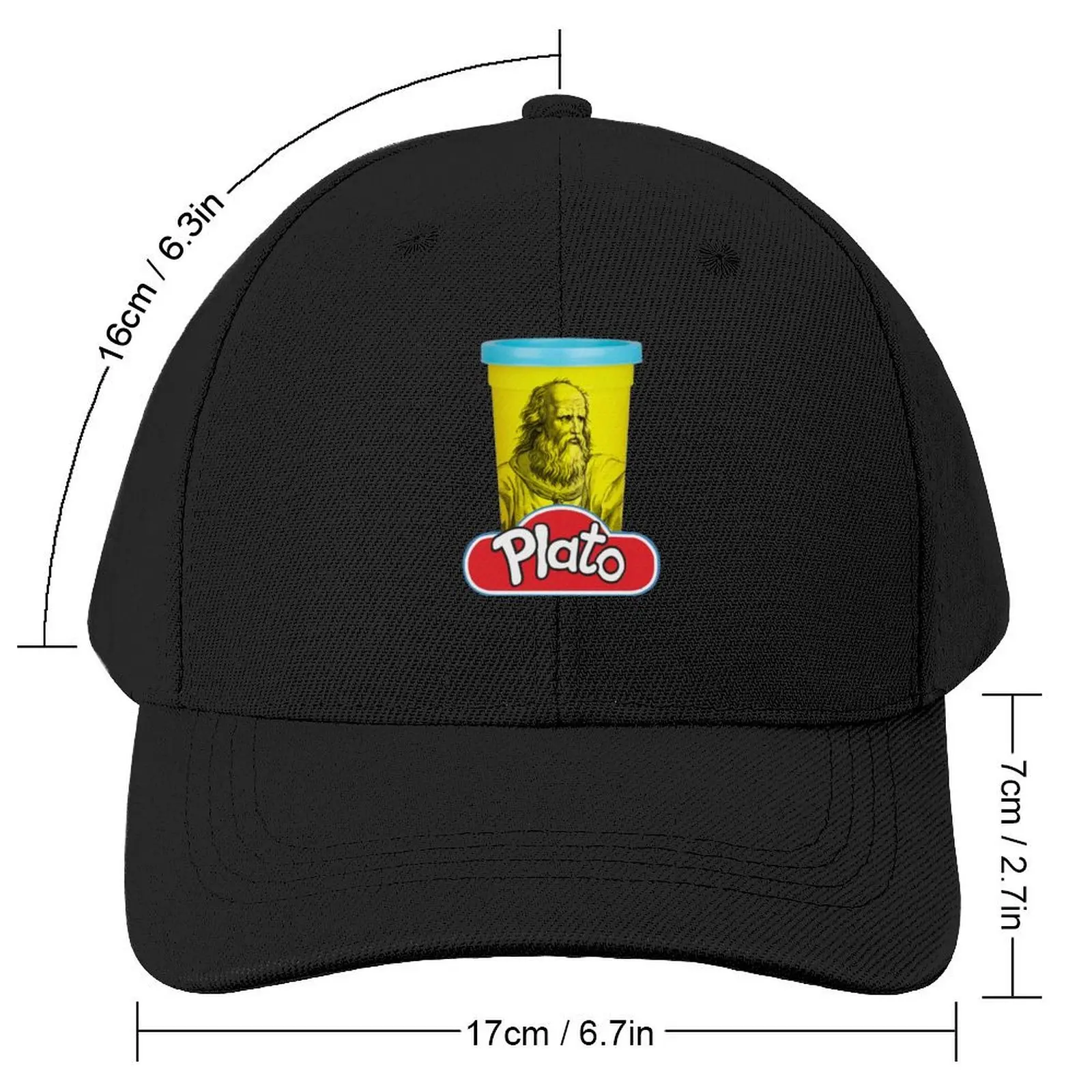 Plato Play Doh Philosophy pun Baseball Cap Vintage Sun Cap Hood derby hat Women's Golf Wear Men's