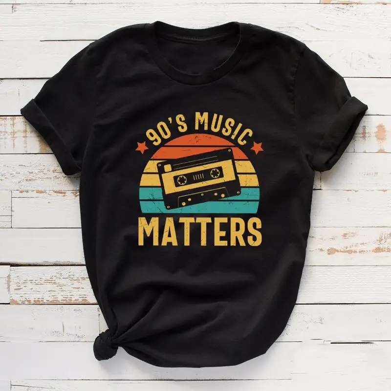 

Новая милая футболка с музыкальными вопросами 90-х годов, милая рубашка