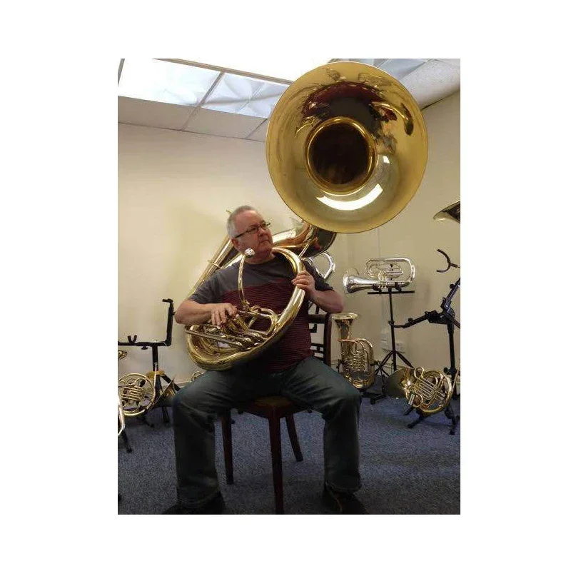 

Best sell Brass Sousaphone Good quality Gold lacquer / Silver plated Bb key Sousaphone with brass body