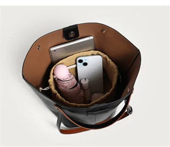 Maxdutti حقائب امرأة 2026 موضة السيدات التنقل سعة كبيرة دلو حقيبة يد المرأة حقيبة ساعي حقائب الإناث للمرأة #5