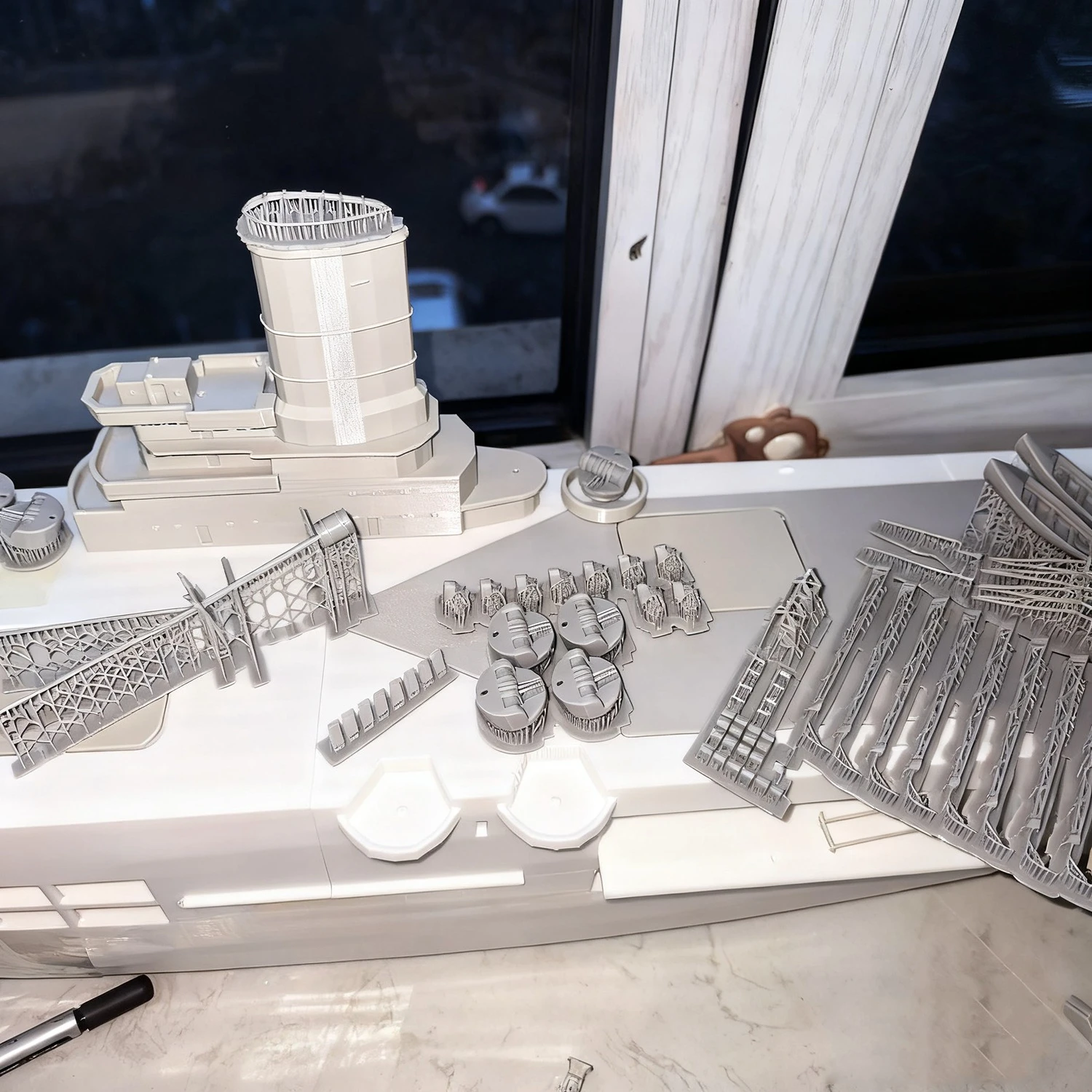 1/200 RC船 122cm 第二次世界大戦版 HMS アーク・ロイヤル 航空母艦 ラジコンボート 3Dプリント RC船 模型キット 船のおもちゃ