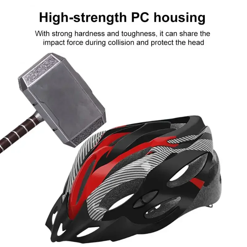 Casque de vélo Hurbike léger avec feu arrière pour adulte, casque de sécurité, extérieur, planche à roulettes, scooter, vélo, VTT, soleil tombant