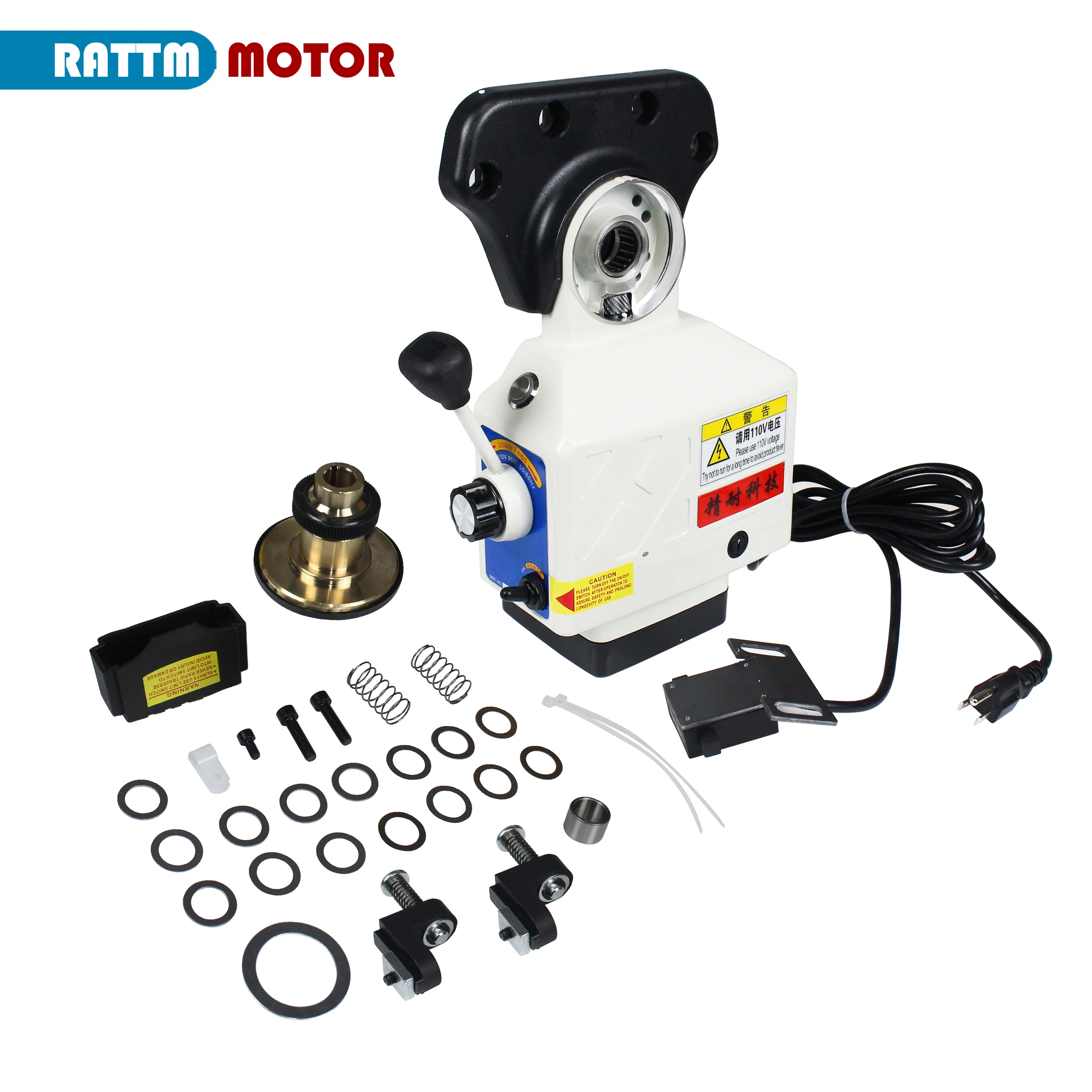 400S X Axis Power Feed Kit per fresatrice Bridgeport 0-200RPM 650 coppia in-lb cuscinetto preciso a basso rumore durevole