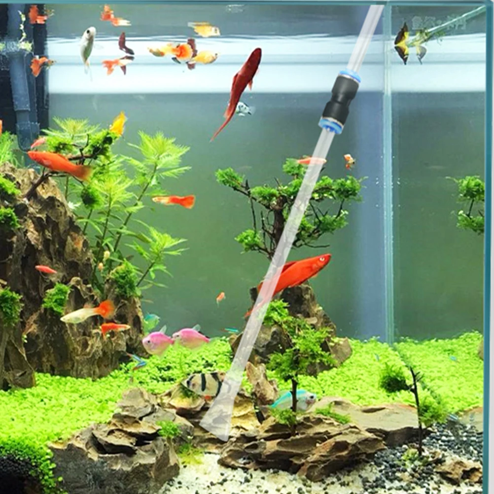 

Fish Tank Water Changer Siphon Cleaner Mini Aquarium Filter Long Nozzle Vacuum Durable Wear Resistance Easy Use Change Water