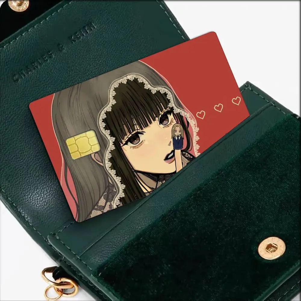 O-Osaragi S-Sakamoto Days  Waterproof Film Skin Cover Credit Card Stickers Debit Front Bank Bus Pass