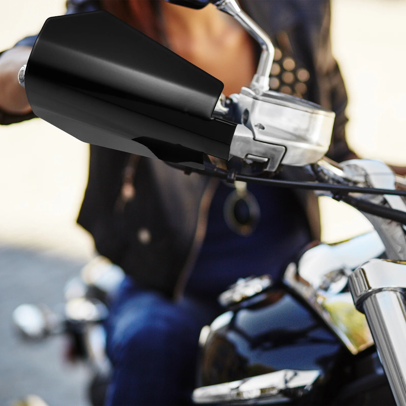 

1 Pair Motorcycle Handguard Stainless Steel Handlebar Guard For Motorbike Windproof Protector Universal Fit Accessory