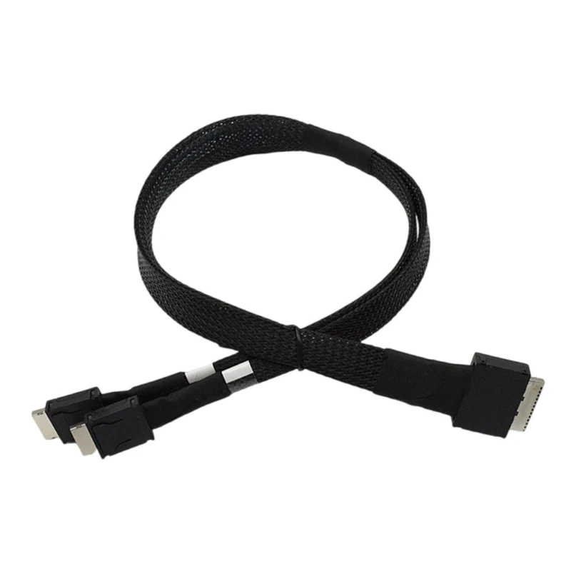 Quality Data Cable, SFF8611 8i to SFF8611 4ix2 Data Cable for Reliable Highly Speed Networking MultiDevice Connectivity