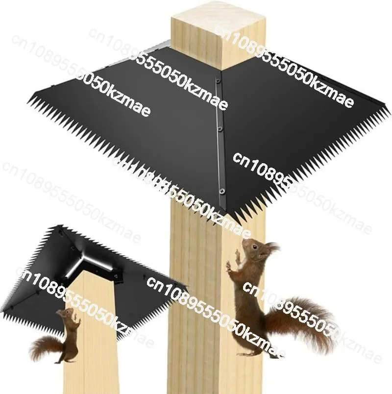 Suitable for bird feeding square double-proof split squirrel cover outdoor squirrel cover