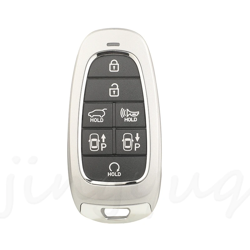 เคสกุญแจรีโมทรถยนต์สำหรับ Hyundai Smart card key แบบเปลี่ยนได้ 4/7 ปุ่ม รุ่น jingyuqin