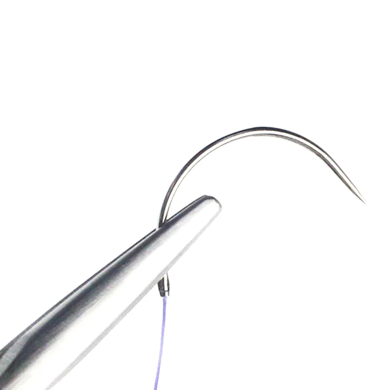1Pcs Absorbable Suture Thread Pet Dog Specific PGA 90CM With Needle 2-0 3-0 4-0 Teaching Demonstrations Exercises Use