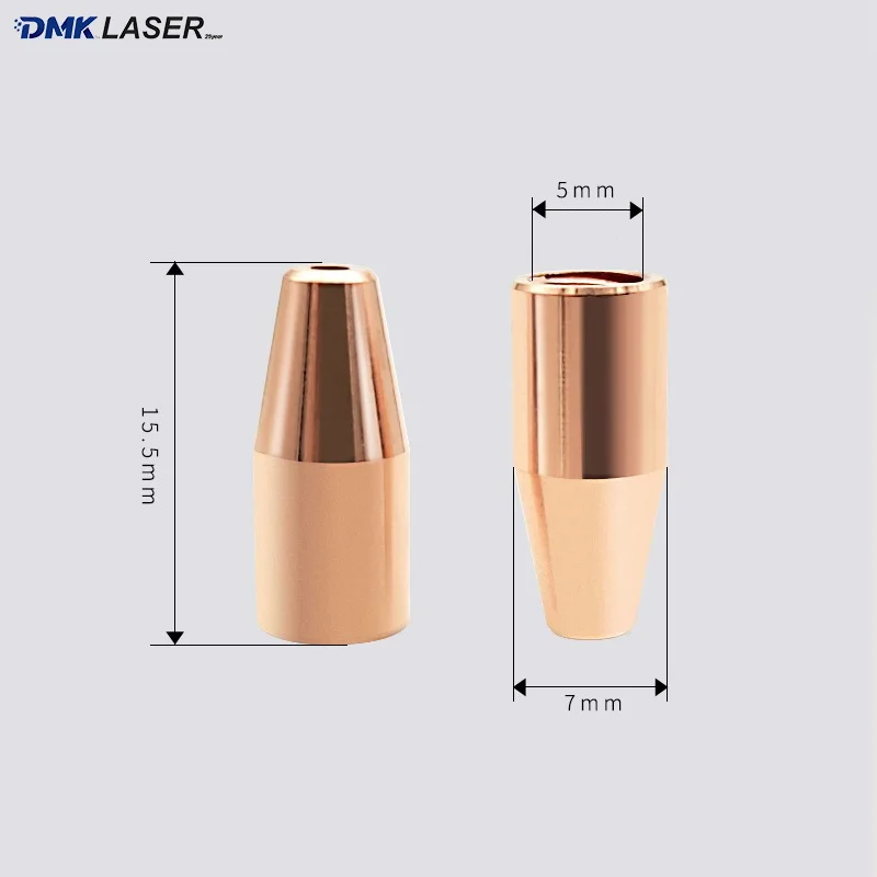 Laser Welding Wire Feed Nozzle D7 M5 H15 Guide Wire Rod Handheld Laser Weld Guide Wire Tip Straight Tube SUP QILIN HW980 Relfar