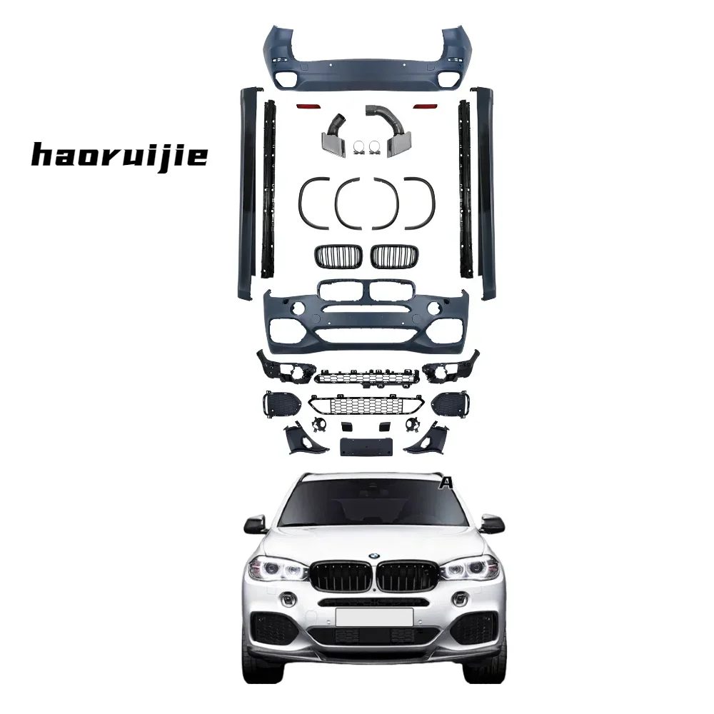 

XDS лучший автомобильный бампер для X5 Surround F15, модифицированное обновление MT Bodykit MT, передний бампер, задний бампер в сборе, комплект кузова