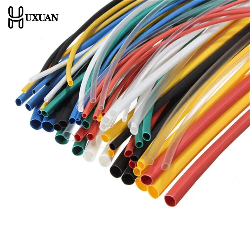 70pcs Car Electrical Cable Tube Kits Heat Shrink Tube Tubing Wrap Sleeve Assorted 7color Mixed Color Tubing Sleeving Wrap Wire