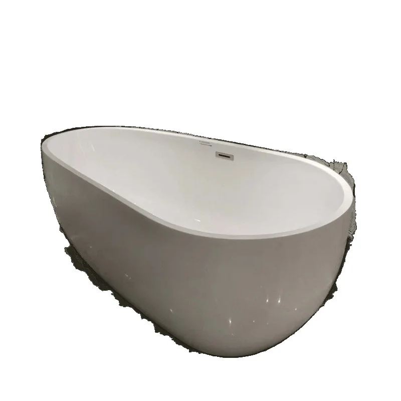 

Bathtub household integrated seamless goose egg water drop-shaped small apartment independent