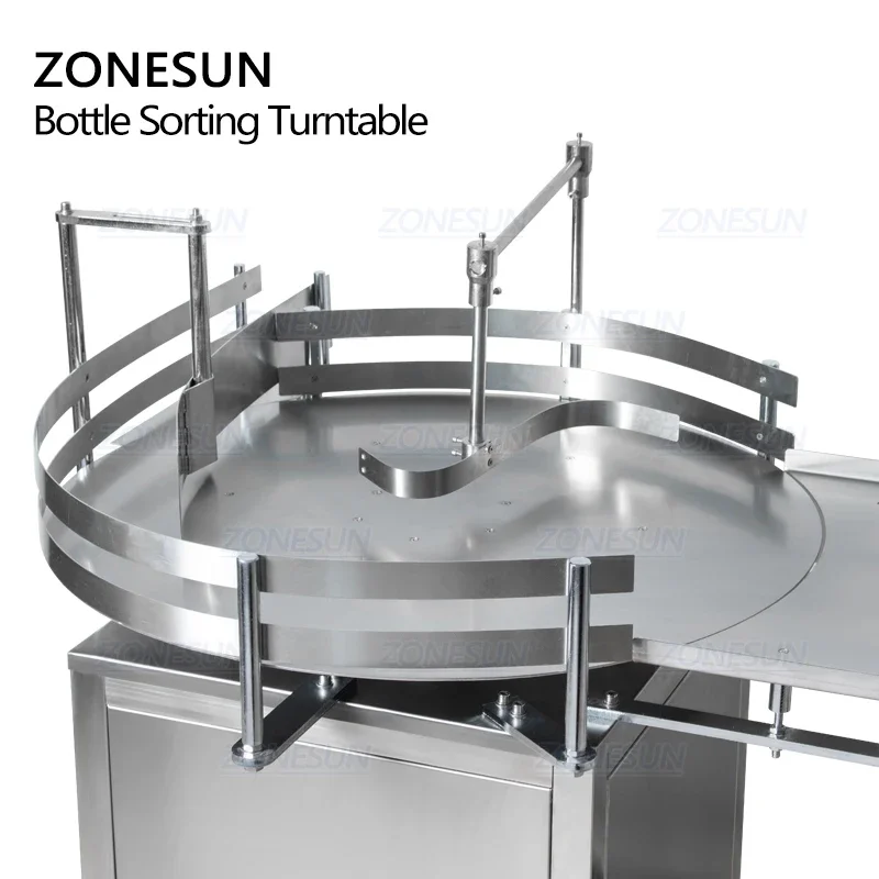 ZONESUN Automatische Saftmilchflasche, Kosmetik, Getränke, Flüssigkeit, Drehteller, Magnetpumpe, Abfüllmaschine