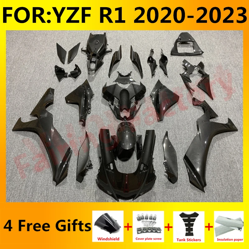 

NEW ABS Motorcycle Injection full Fairing Kit fit For YZF R1 YFZ-R1 R1M 2020 2021 2022 2023 Bodywork Fairings carbon fiber paint