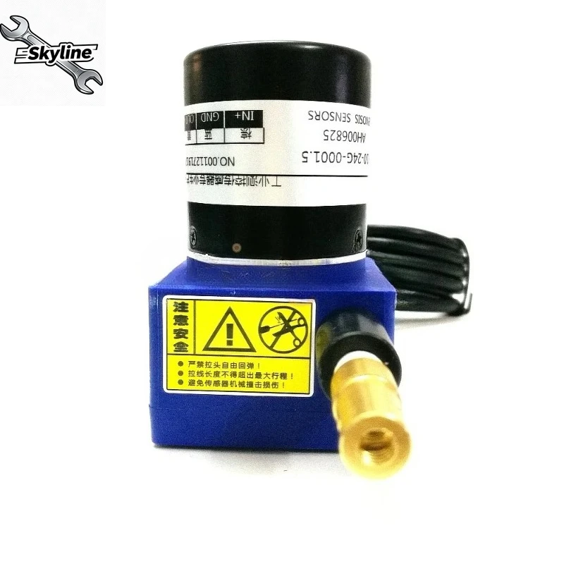 Pull wire displacement rope sensor Pull wire drawstring encoder Pull rope electronic ruler basic type (within 1000mm stroke)