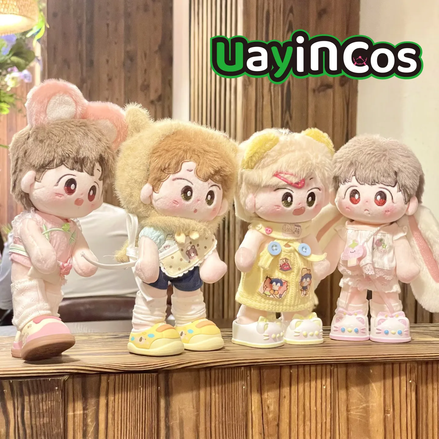 

In Stock Original Wang Yibo Xiao Zhan Cool Guy Zao Bo Bo Guoguo Stuffed Plushies Doll Clothes Keychain Bag Anime Ornament Toy