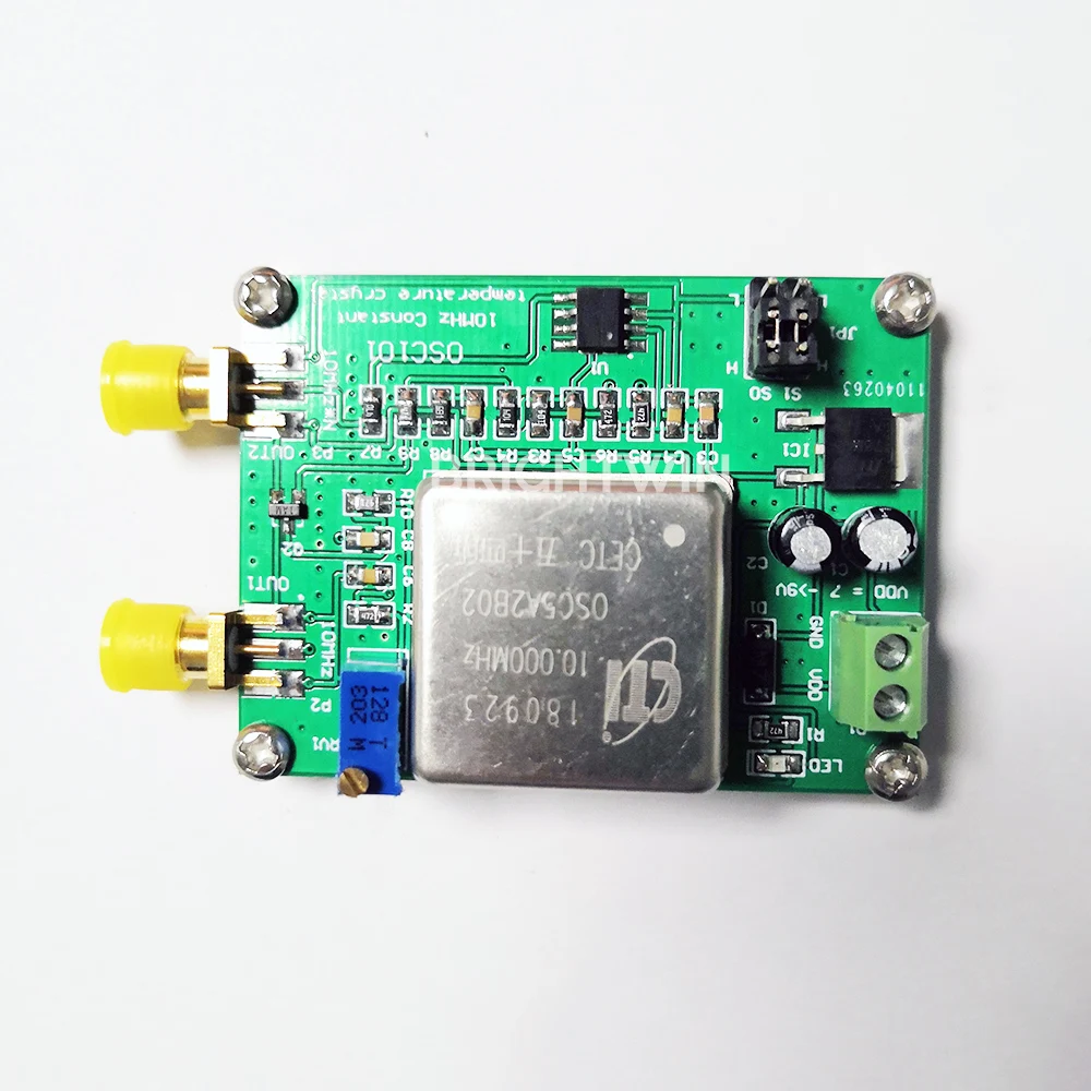 BRIGHTWIN Precision OCXO 10MHz 20M 30M 80M Frequency Reference Oscillator Clock Calibrator Multiplication Temperature Signal