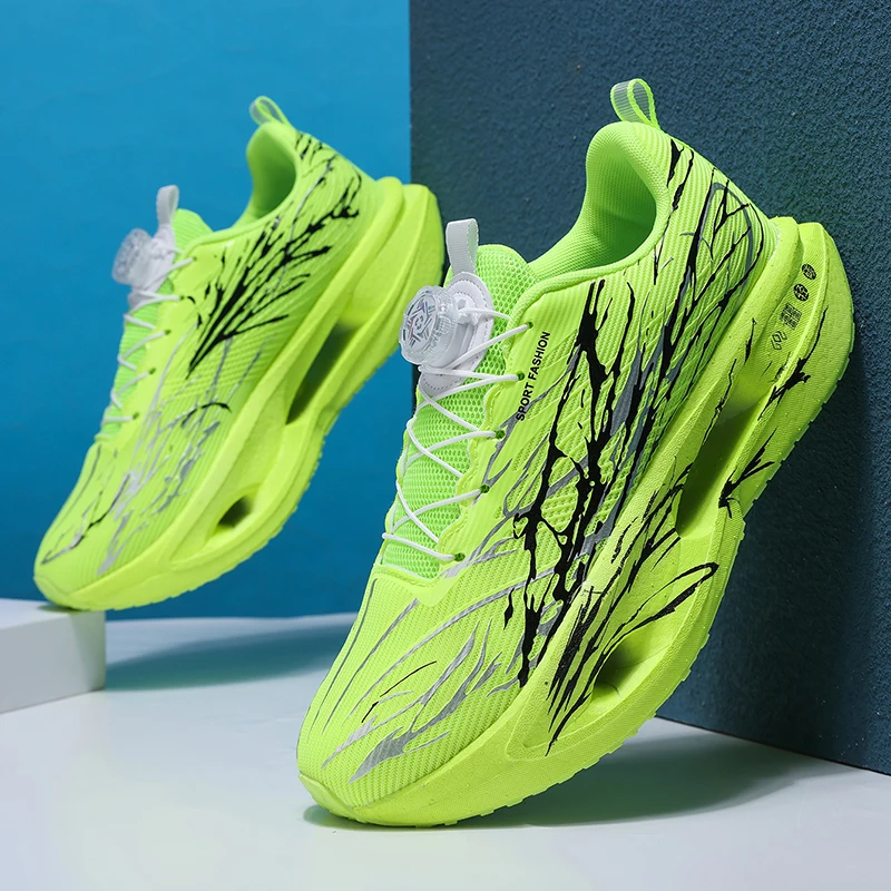 Men's Road Running Shoes, Lightweight, Casual and Stylish, with Comfortable Interior, Strong Grip, Suitable for Indoor Activities, Outdoor Sports, Running, Training, Travel, and Everyday Wear