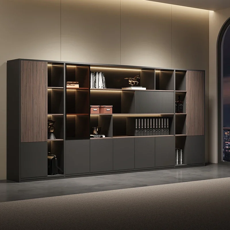 

Шкаф для информационных документов Книжный шкаф Полка Шкаф-органайзер Документы Открытые шкафы Armoire De Rangement Офисная мебель