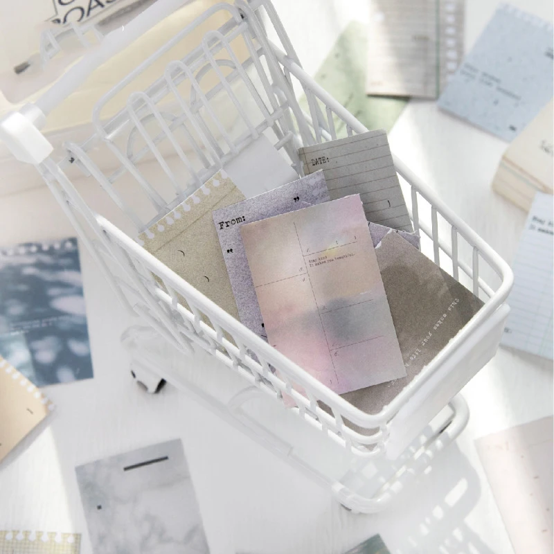 Old Impression Series Vintage Shadow Landscape Material Paper Creative DIY Junk Journal Collage Scrapbooking Stationery