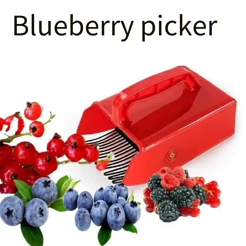 Fruit Collecting Scoop Handle Blueberry Garden Orchard Berry With Handle Portable Berry Gatherer Harvester Picking Garden Tools