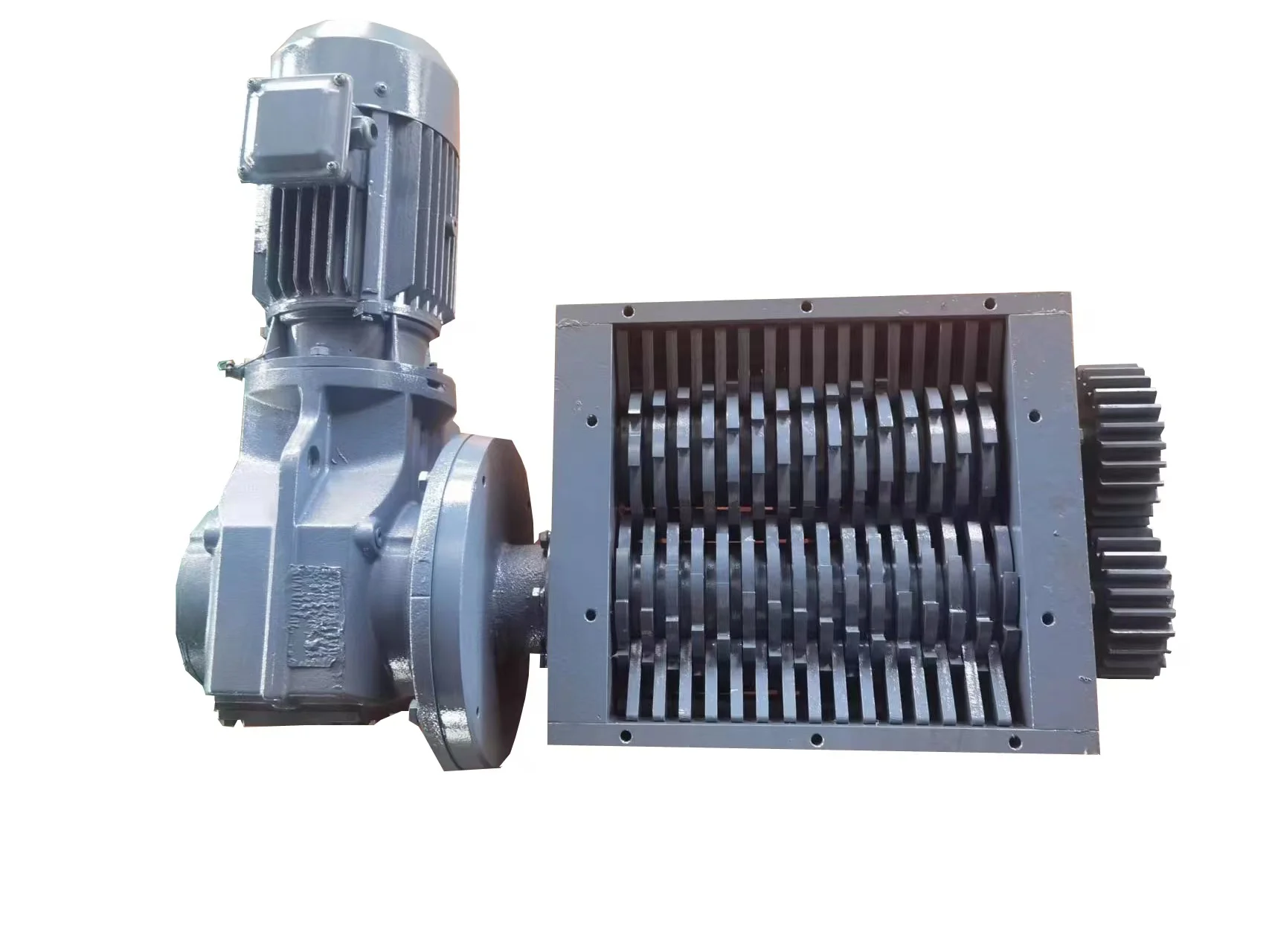 High Quality Double Axis Shredder Chassis High-power Shredder Chamber Box for Crushing Plastic and Rubber 5