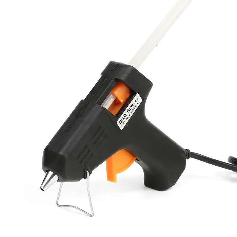 Hot Melt Glue Gun 20W/100W High Temp Mini Glue Gun Electric Handmade DIY Tool Strong Adhesive Melt Glue with Bracket & Switch