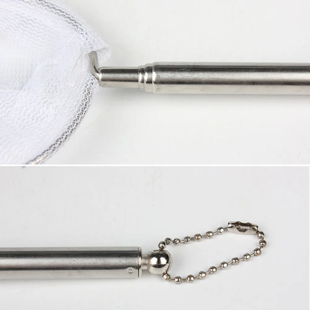 2 Pcs Fish Scoop Shrimp Net Catch Aquarium Mesh Keep Extendable Fishing Tank Small