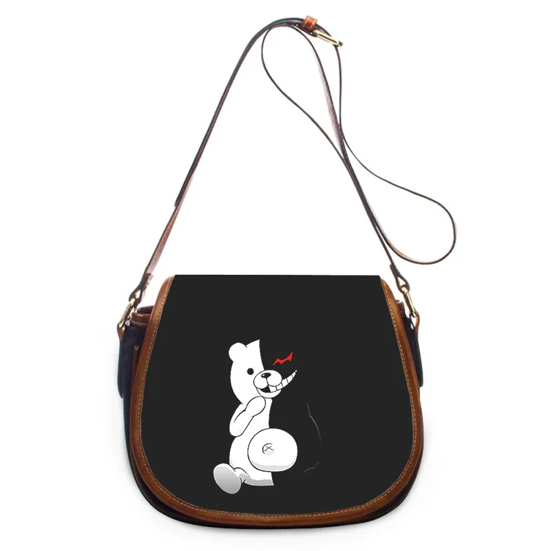 Danganronpa Monokuma anime Print New Fashion Women Crossbody Bag Handbags Women Bags Zipper Shoulder Bag Women Shoulder Bag