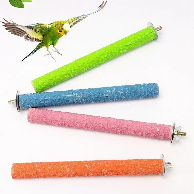 

Bird Claw Beak Grinding Bar Standing Stick Parrot Station Pole Bird Supplies Parrot Toys Grinding Stand Claws Cage Accessories