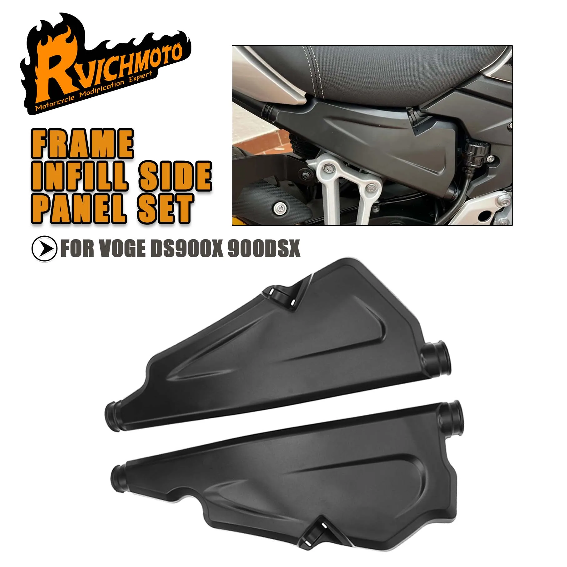 Motorrad Seitenverkleidungs-Einsatzrahmen-Schutz DS900 X Schutzabdeckung für VOGE DS900X DSX 900 DS 900DSX 900 DS DS900X 2025