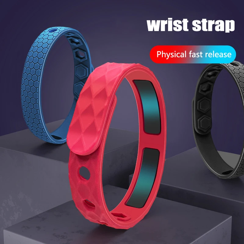 Anti Static Bracelet Men Women Silicone Bracelet Negative Ion Wristband Wireless Static Elimination Adjustable Bangles