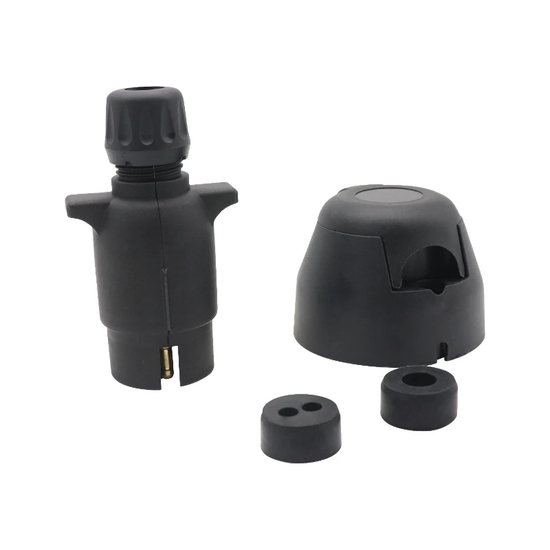 

7-Core Trailer Signal Light Socket Connector Set Card Power Plug Socket Nylon Harness Connector